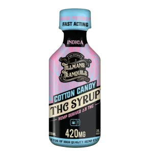 thc syrup 420mg cannabis tillmans tranquils fast acting hemp d9 delta 9 indica cotton candy