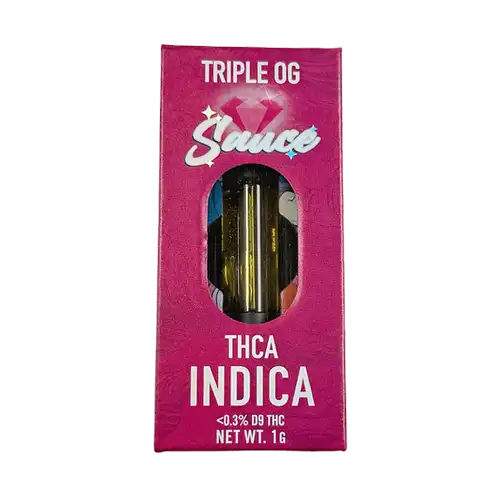 Habit Sauce Triple OG THCA indica vape cart cannabis